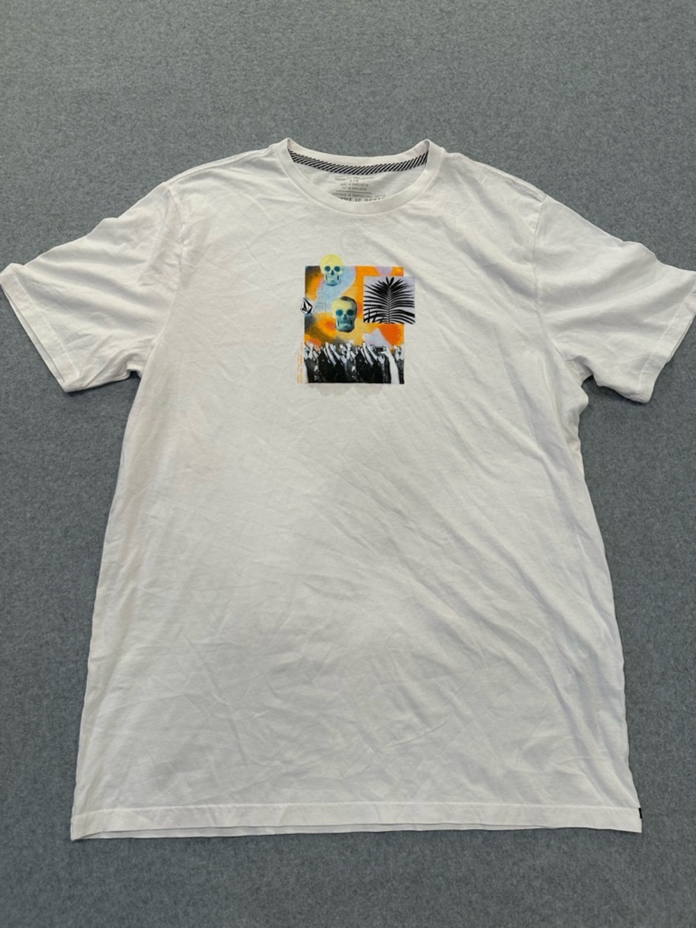 Volcom "Art Scene" Graphic Tee - Skulls & Palms